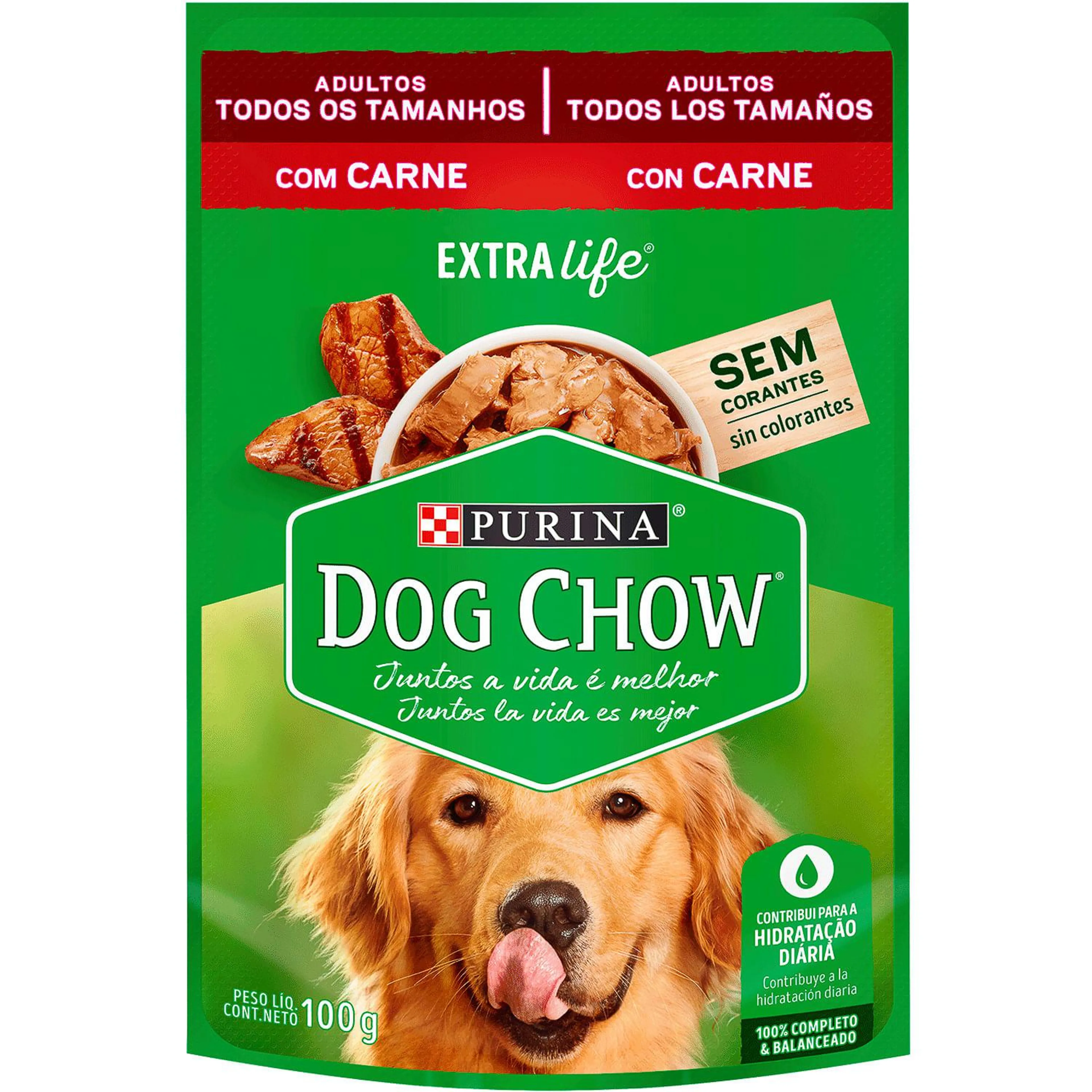Alimento húmedo perro adulto carne 100 g