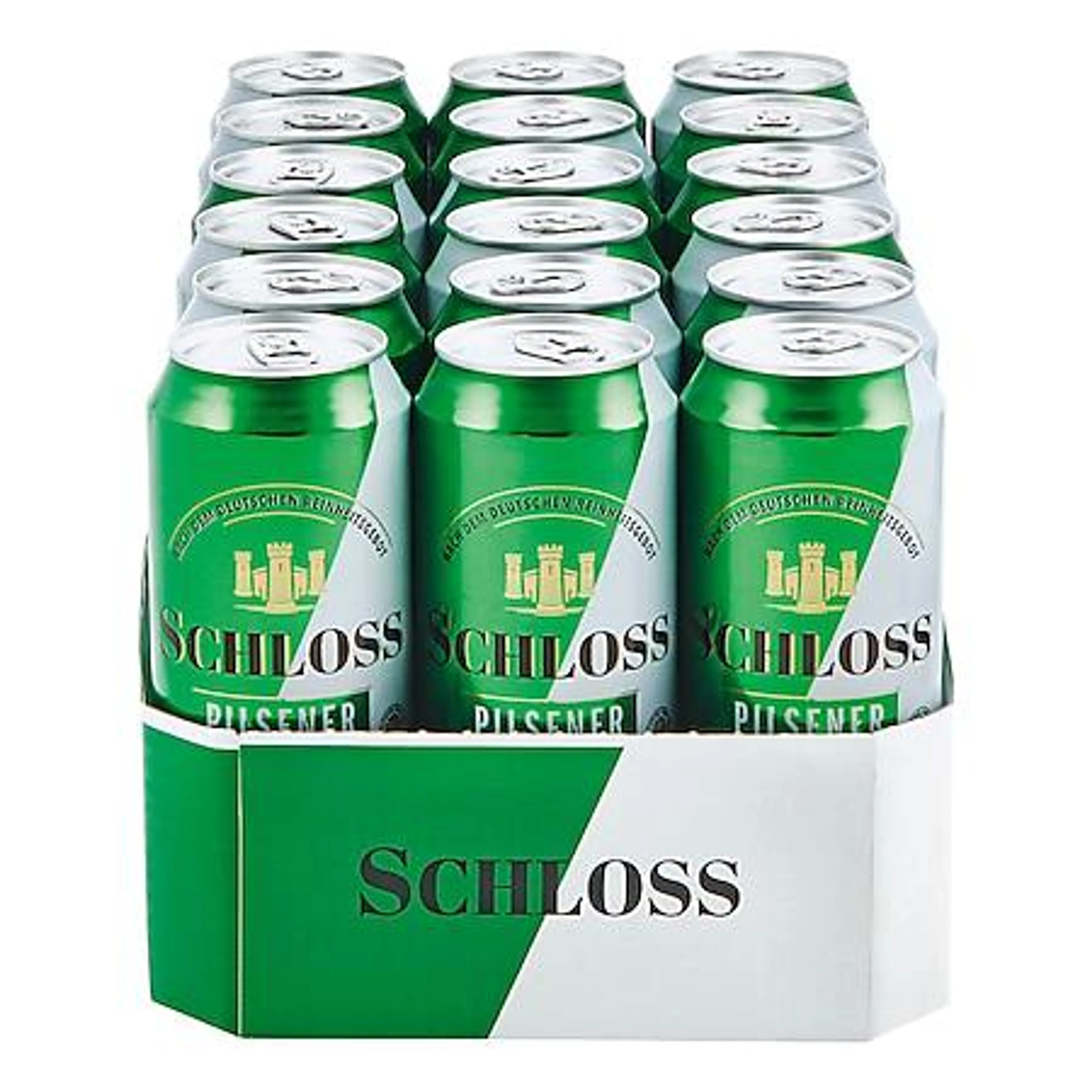 Schloss Pilsener 4,9 % vol 0,5 Liter Dose, 18er Pack