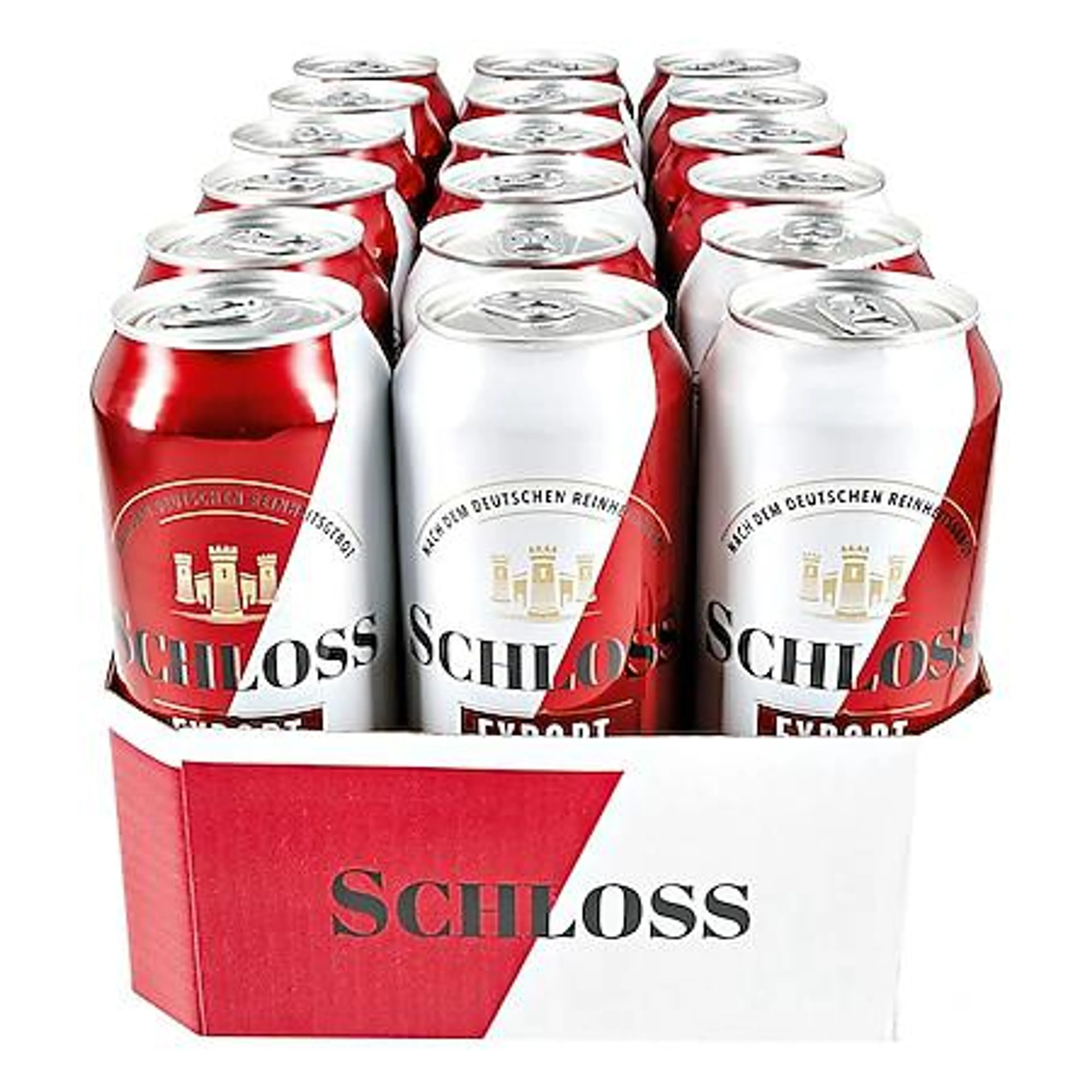 Schloss Export 5,2 % vol 0,5 Liter Dose, 18er Pack