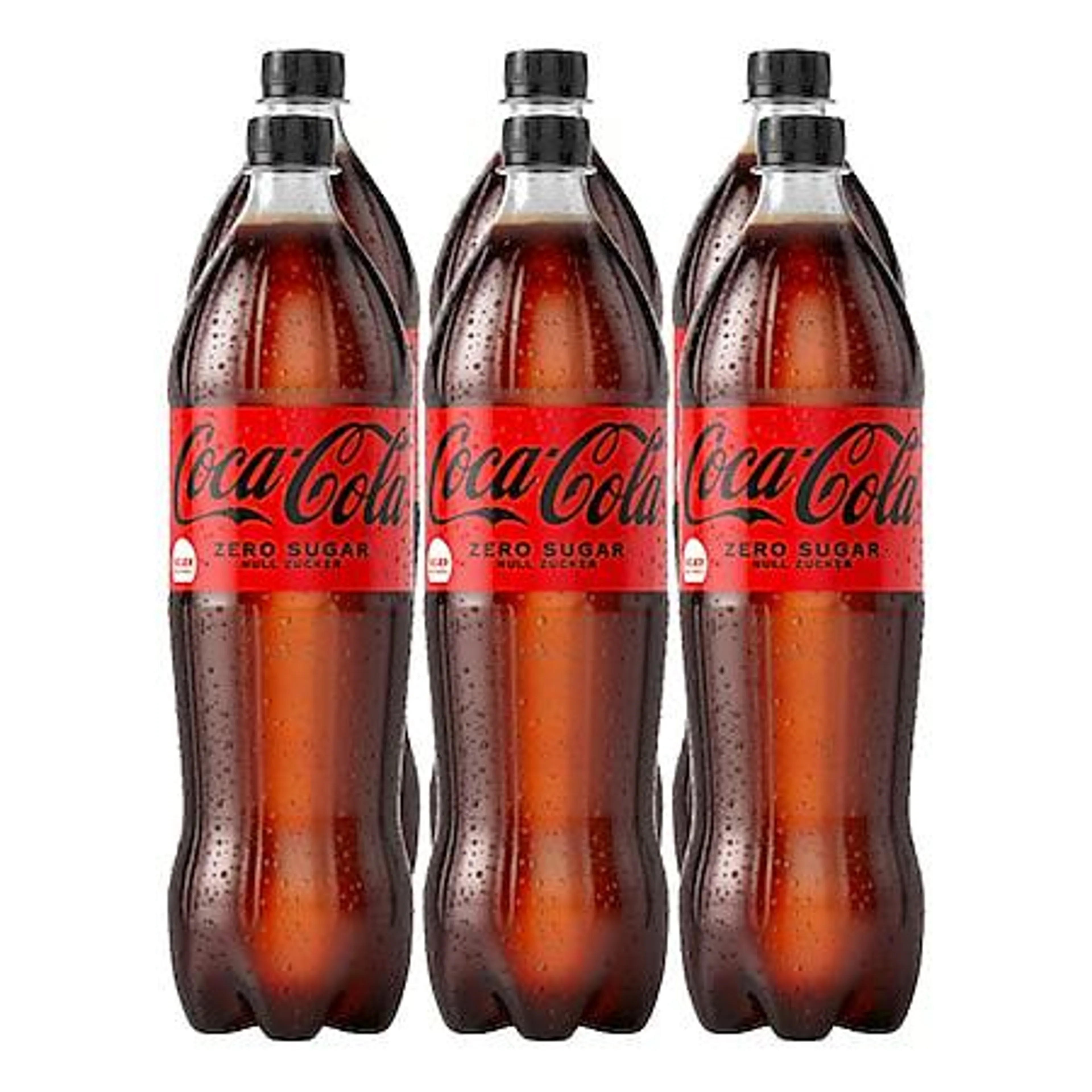 Coca-Cola Zero 1,25 Liter, 6er Pack