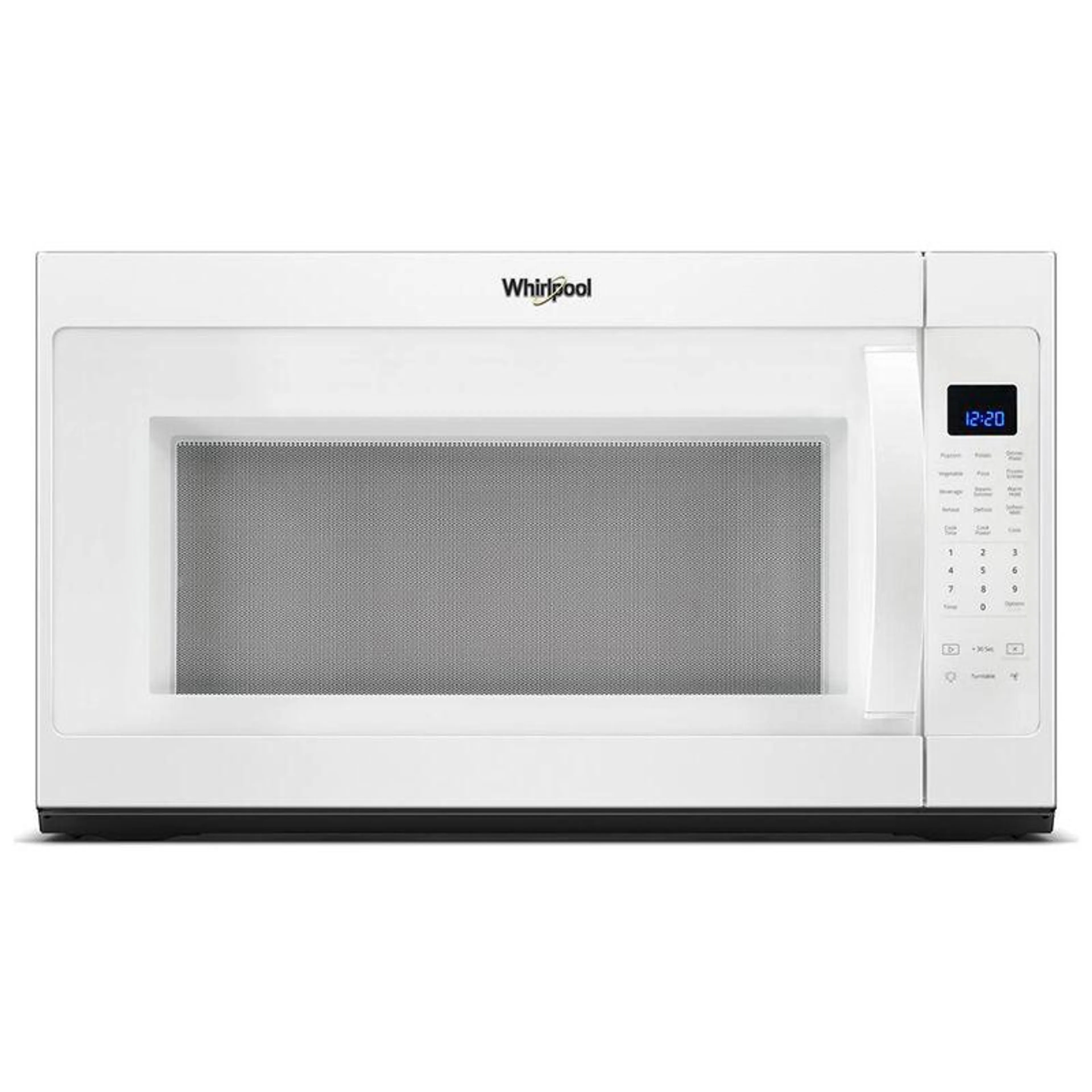 Whirlpool 30" 2.1 Cu. Ft. Over-the-Range Microwave with 10 Power Levels, 400 CFM & Sensor Cooking Controls - White