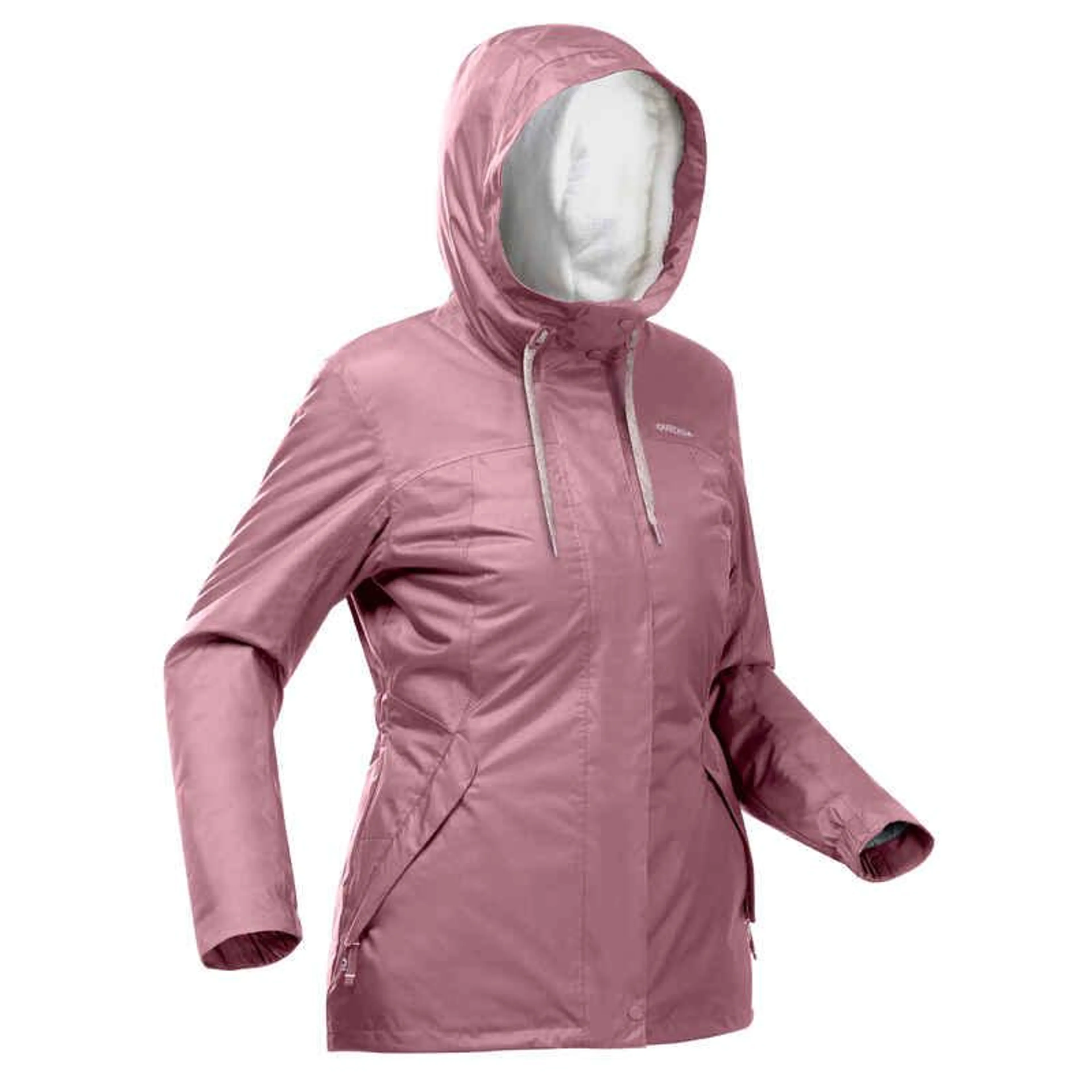 Dámska zimná nepremokavá turistická bunda SH100 X-Warm do -10 °C