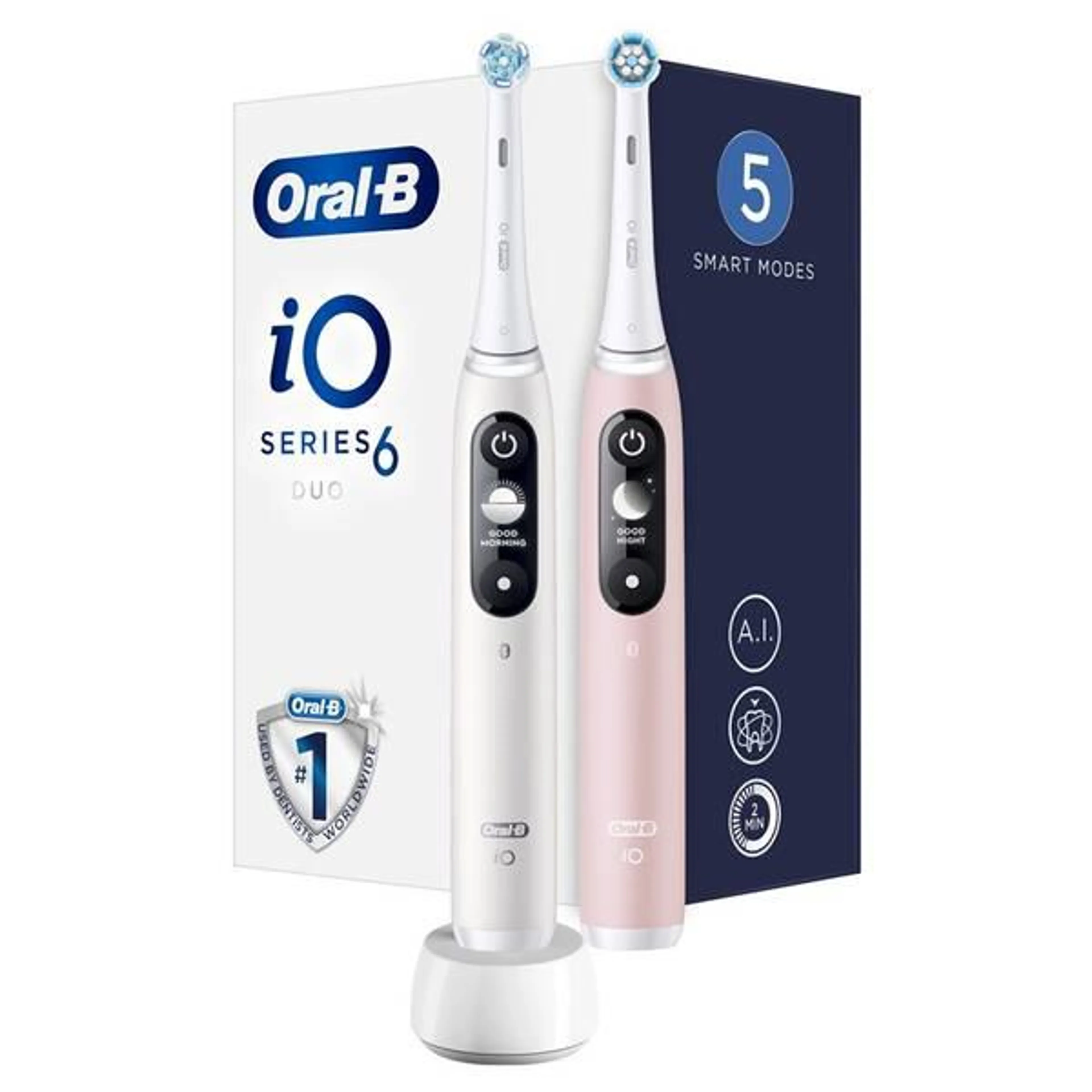 Súprava zubných kefiek Oral-B iO6 Series Duo Pack White