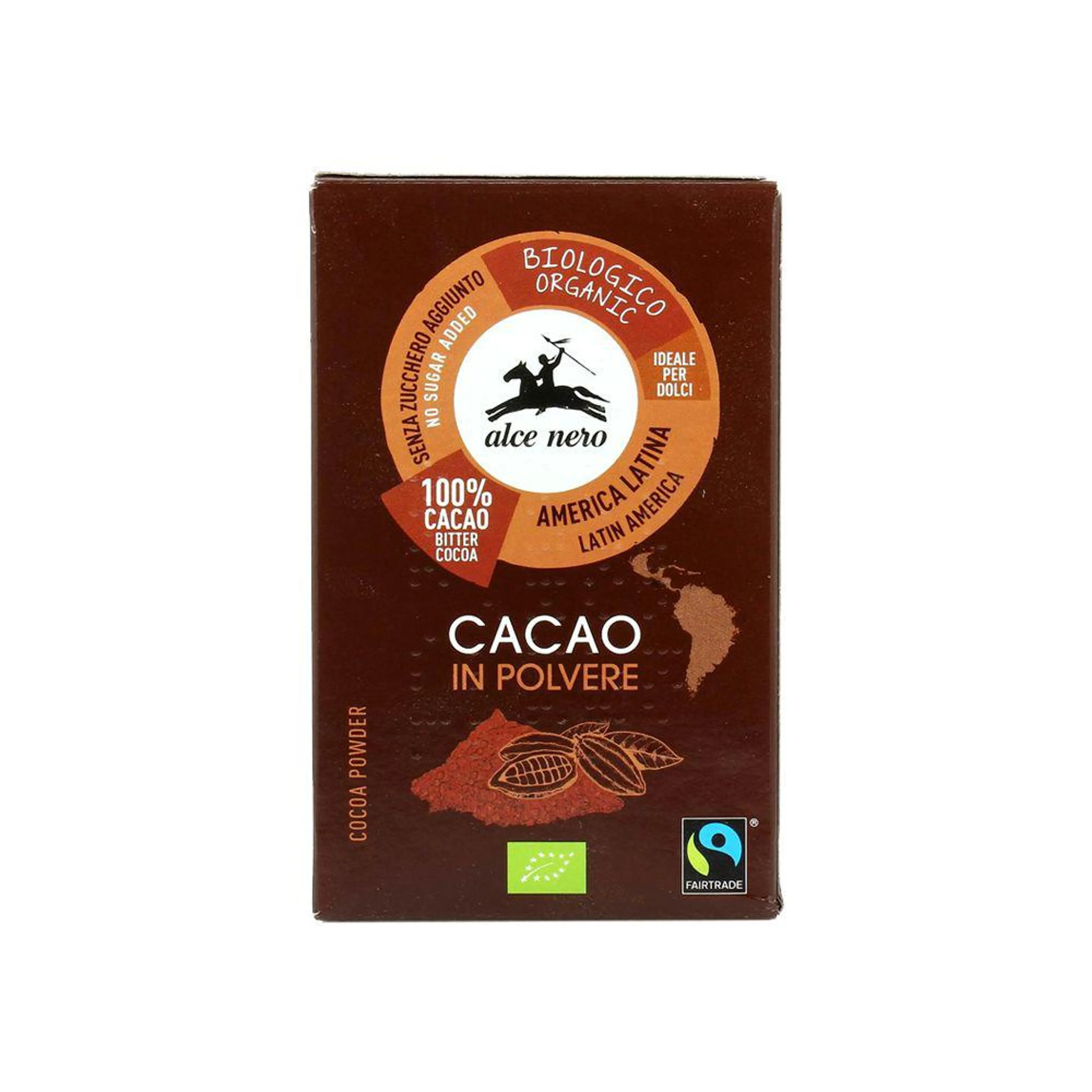 Cacao in polvere amaro Bio gr. 75