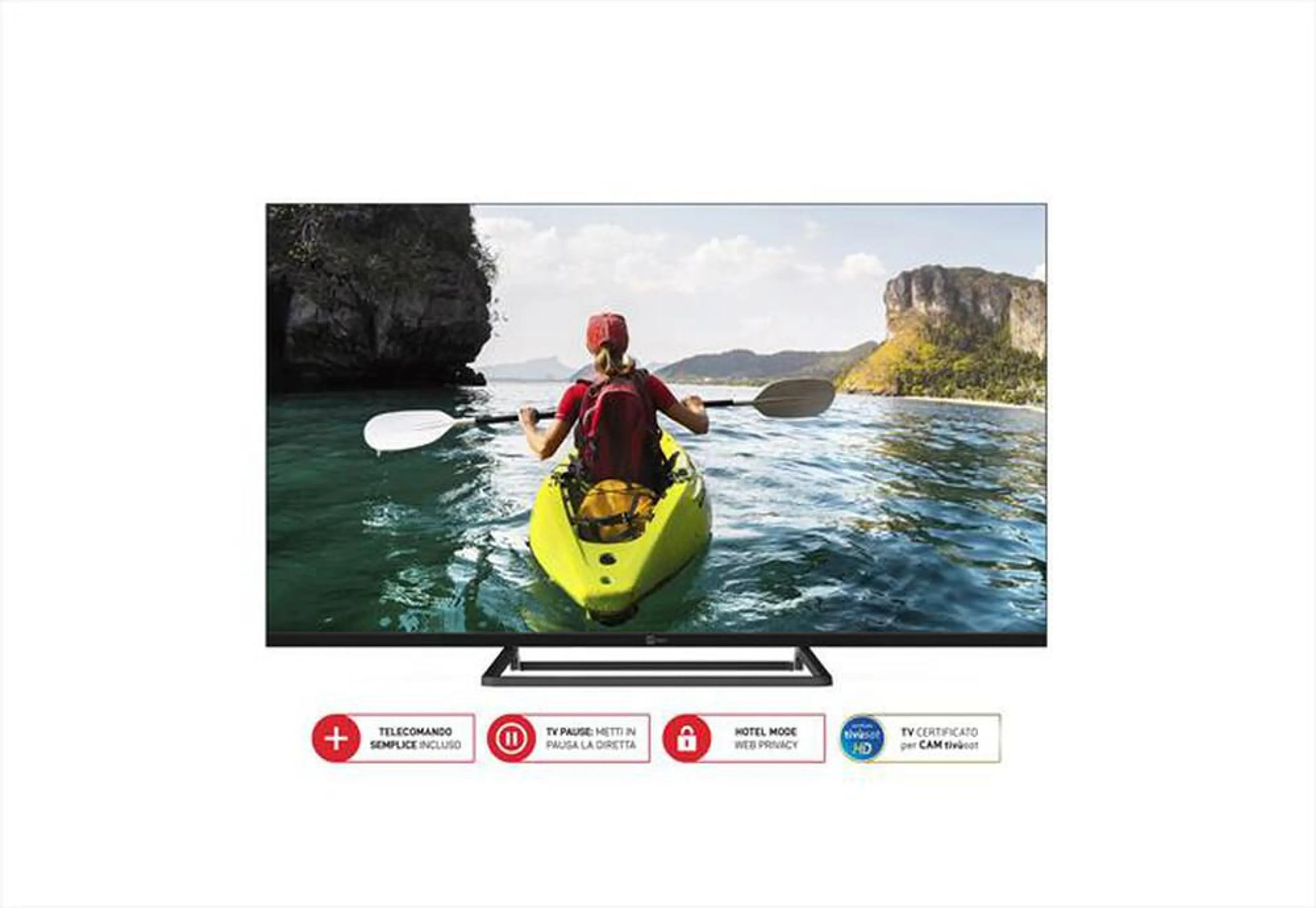 TELESYSTEM - Smart TV LED FHD 40" FLFHD SMV13-BLACK