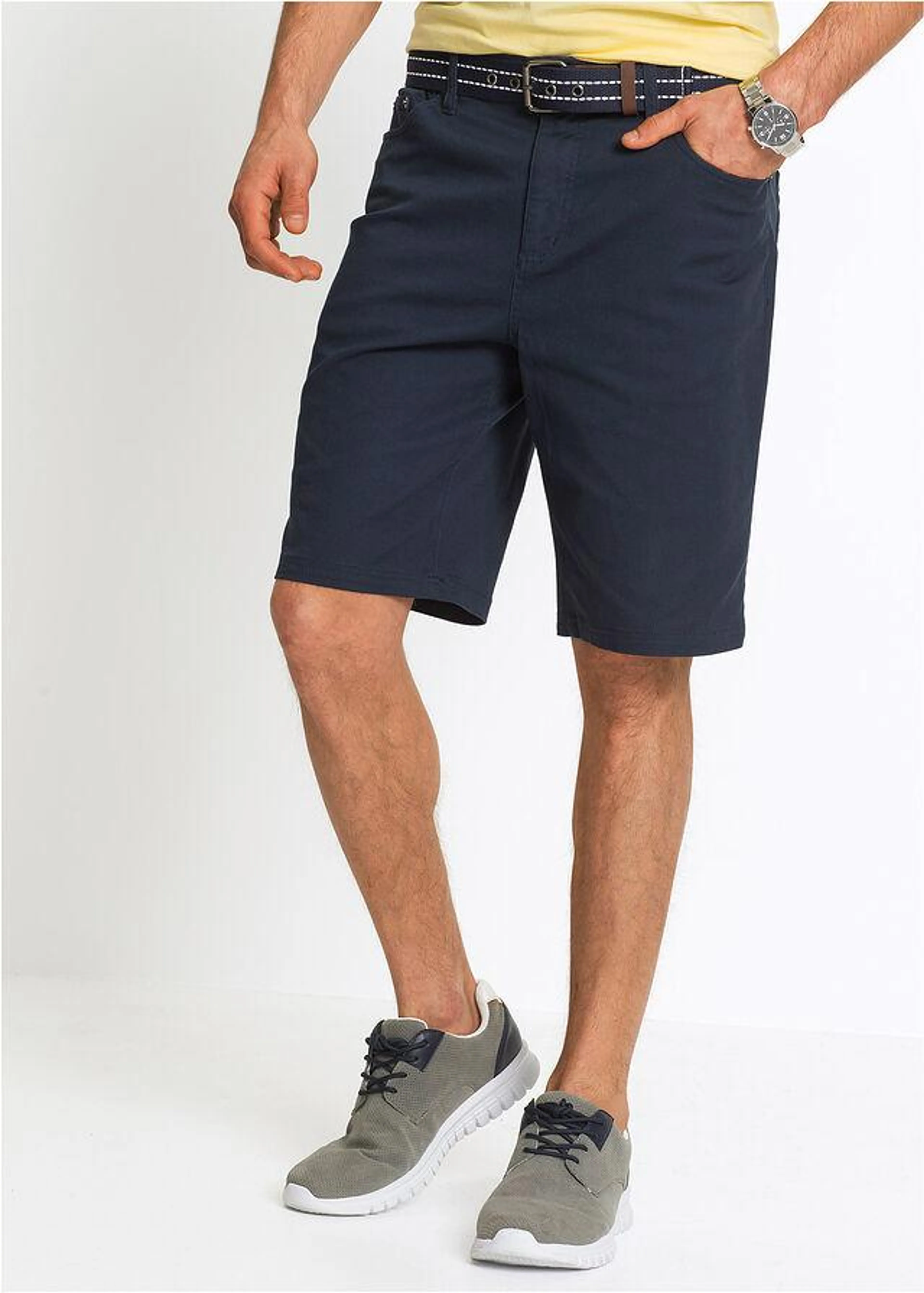 Strečové bermudy Classic Fit