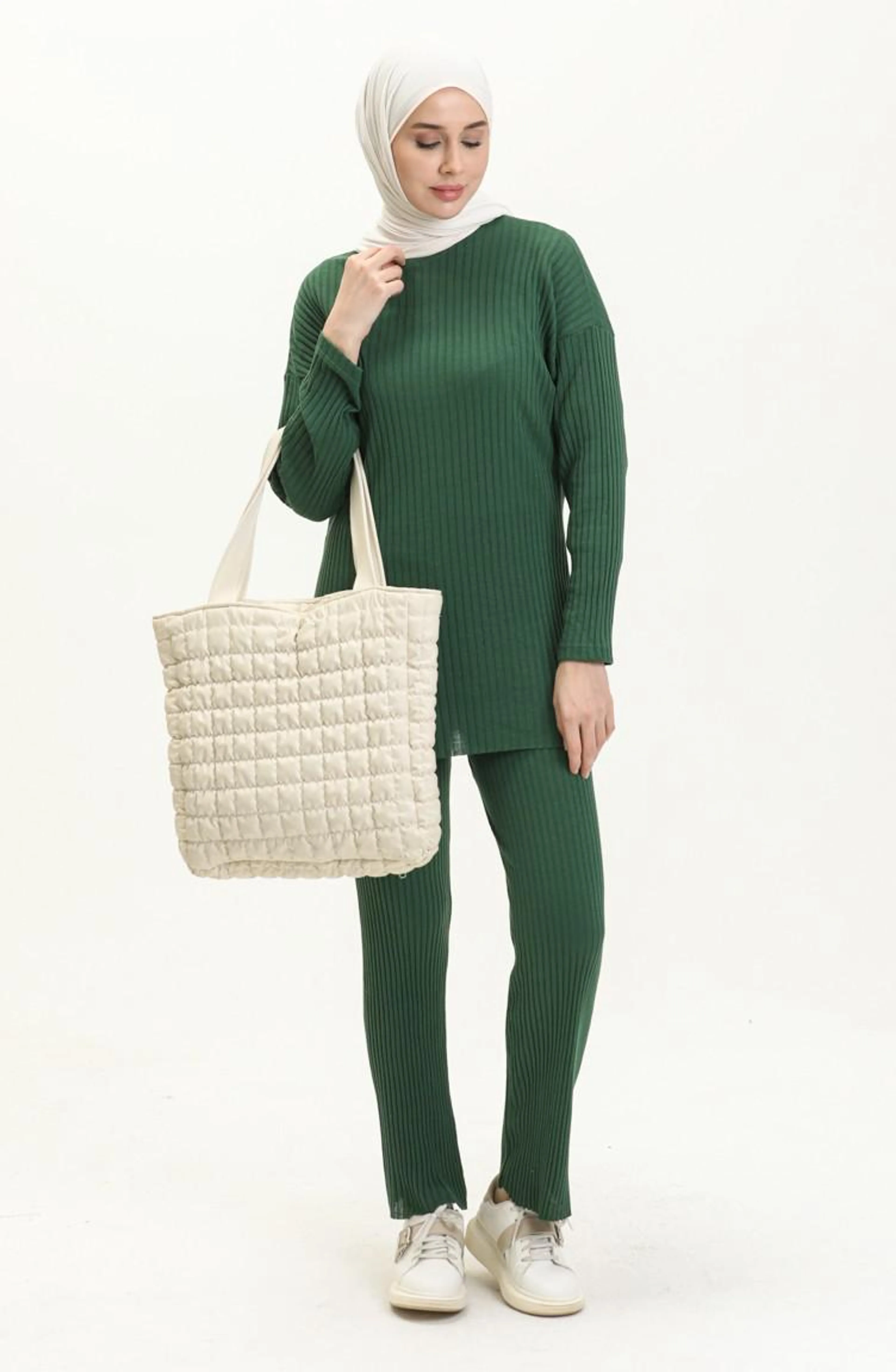 Knitted Camisole Suit 2106203 Green 2106203