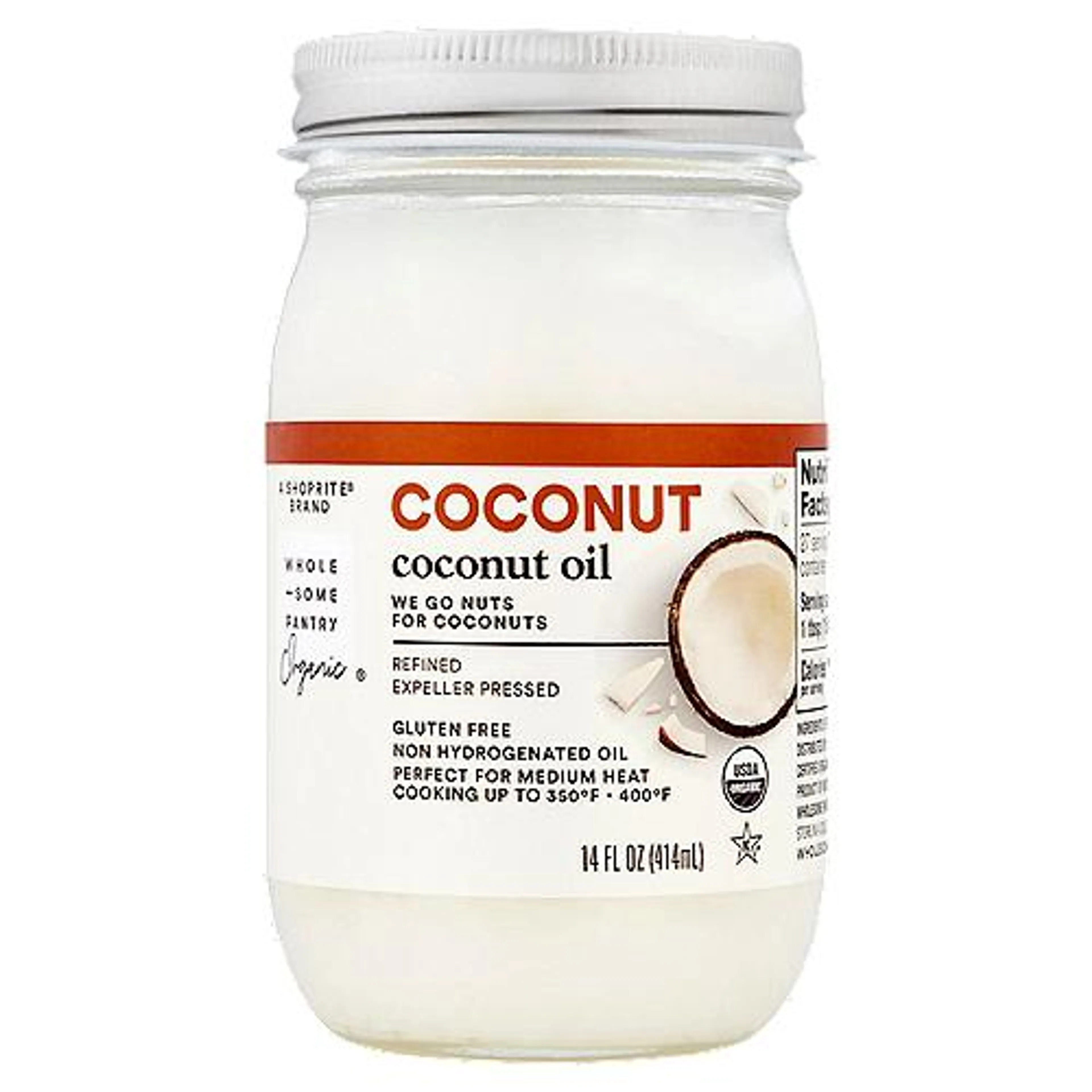 Wholesome Pantry Organic Refined Coconut Oil, 14 fl oz