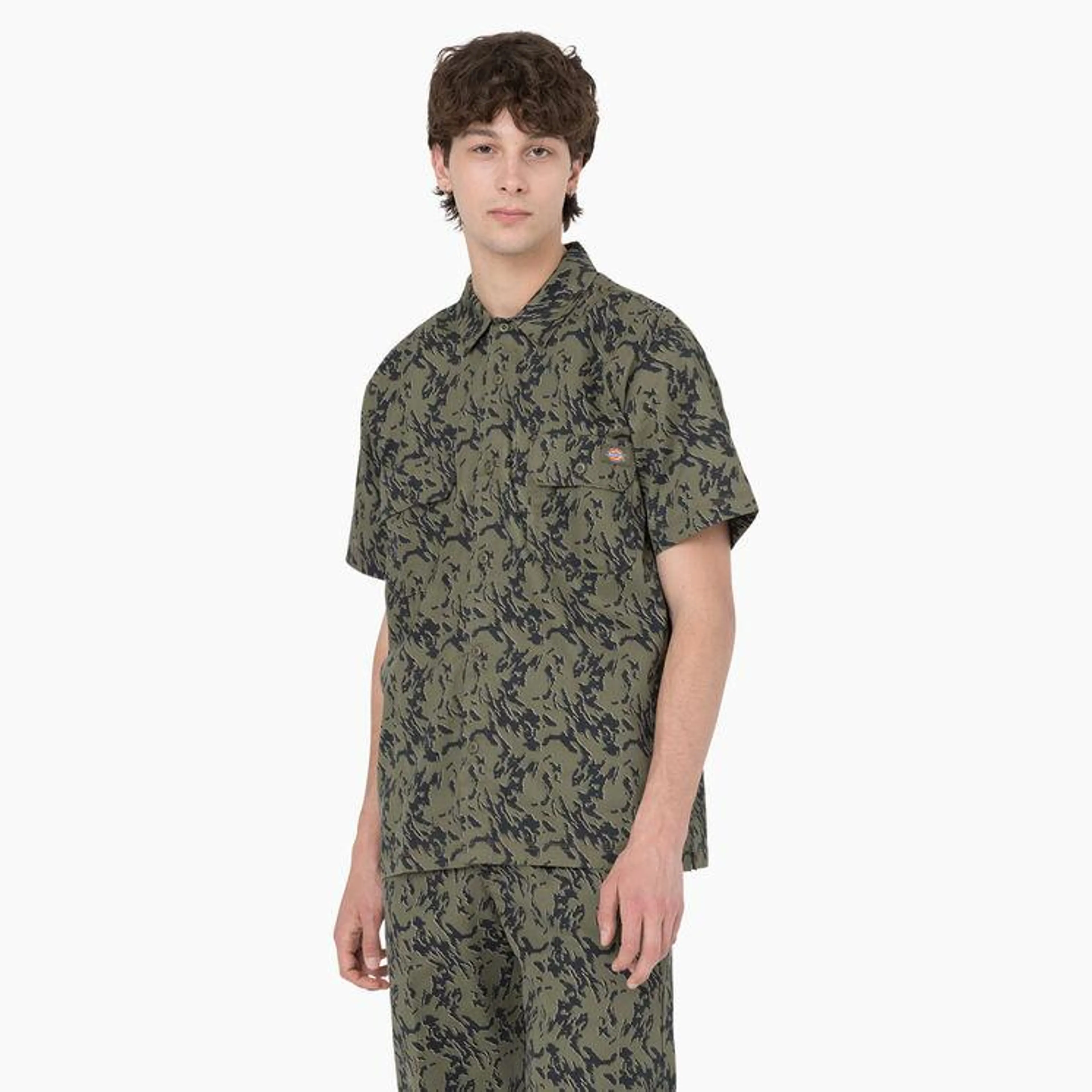 , Military Green Glitch Camo