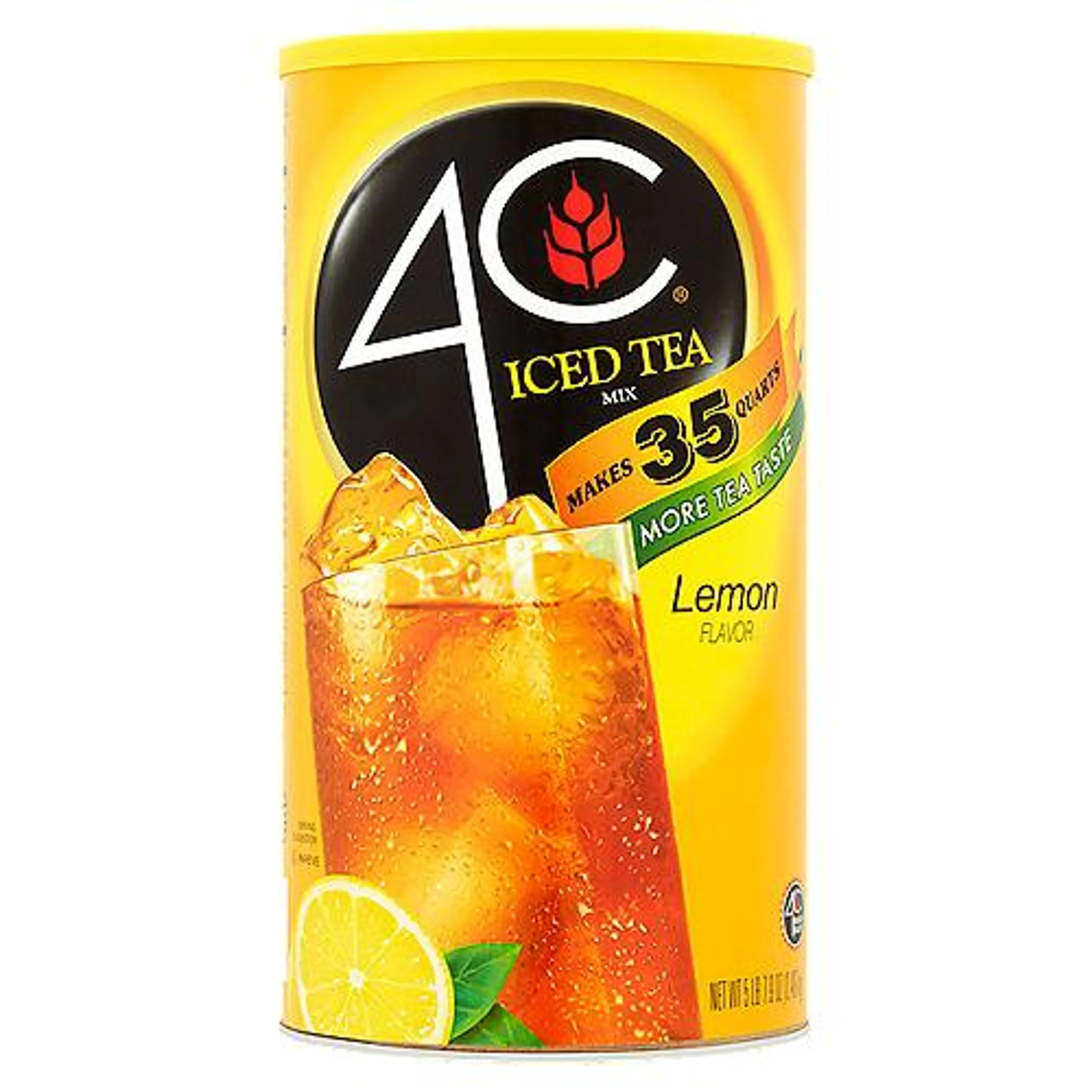 4C Lemon Flavor, Iced Tea Mix, 82.6 Ounce