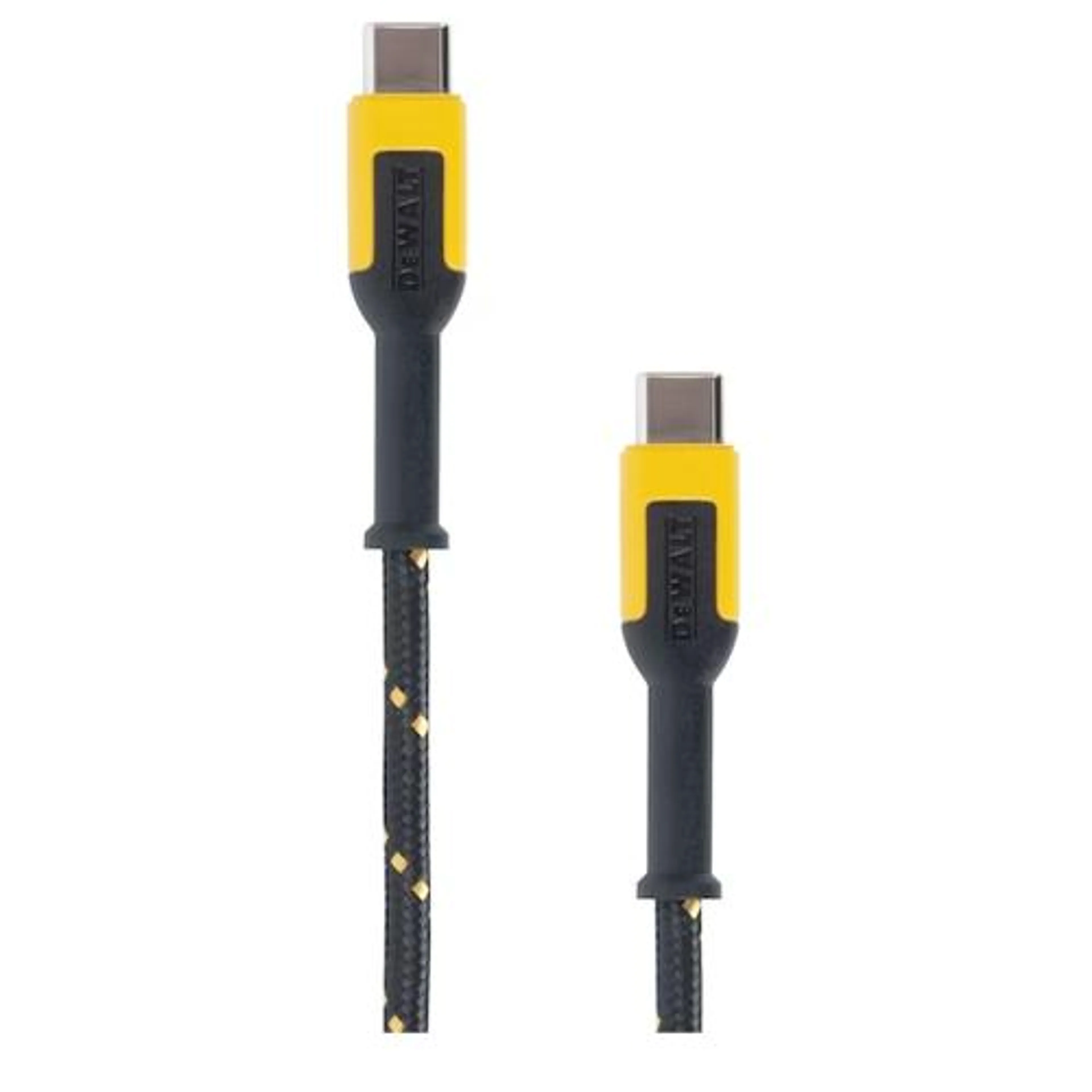 DeWalt Reinforced Charging Cable for USB-C 6 ft.