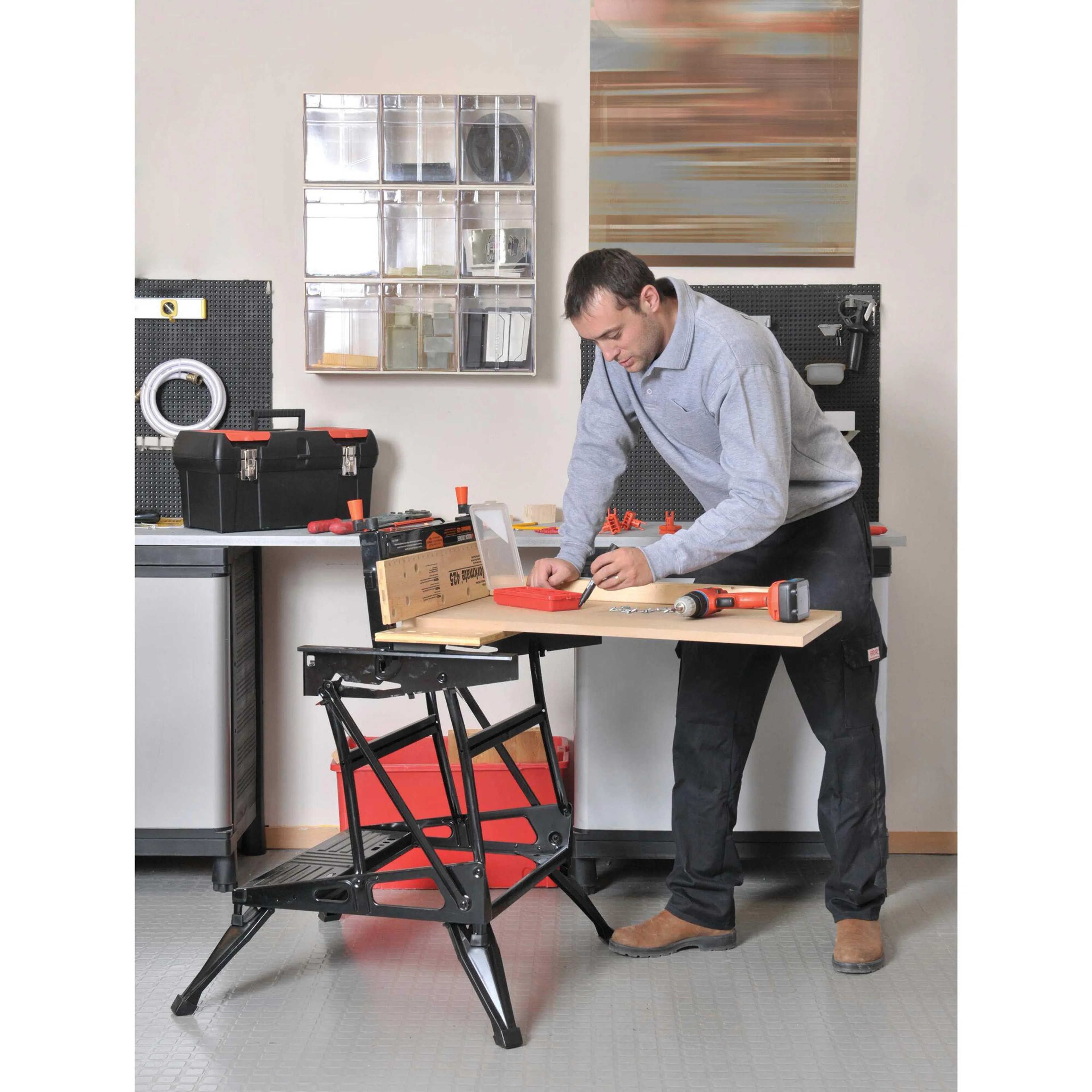 Portable Workbench, Project Center And Vise