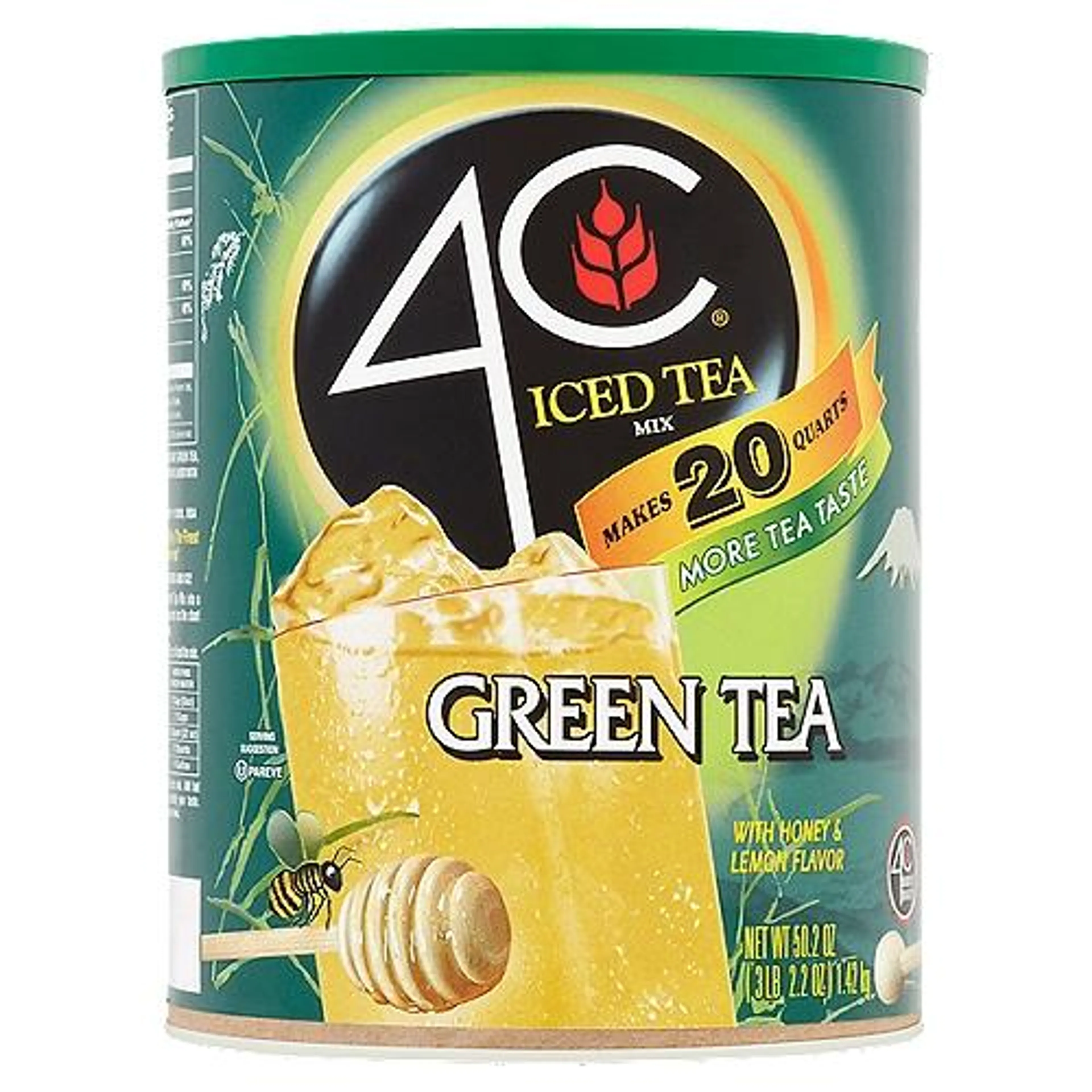 4C Green Tea, Iced Tea Mix, 50.2 Ounce