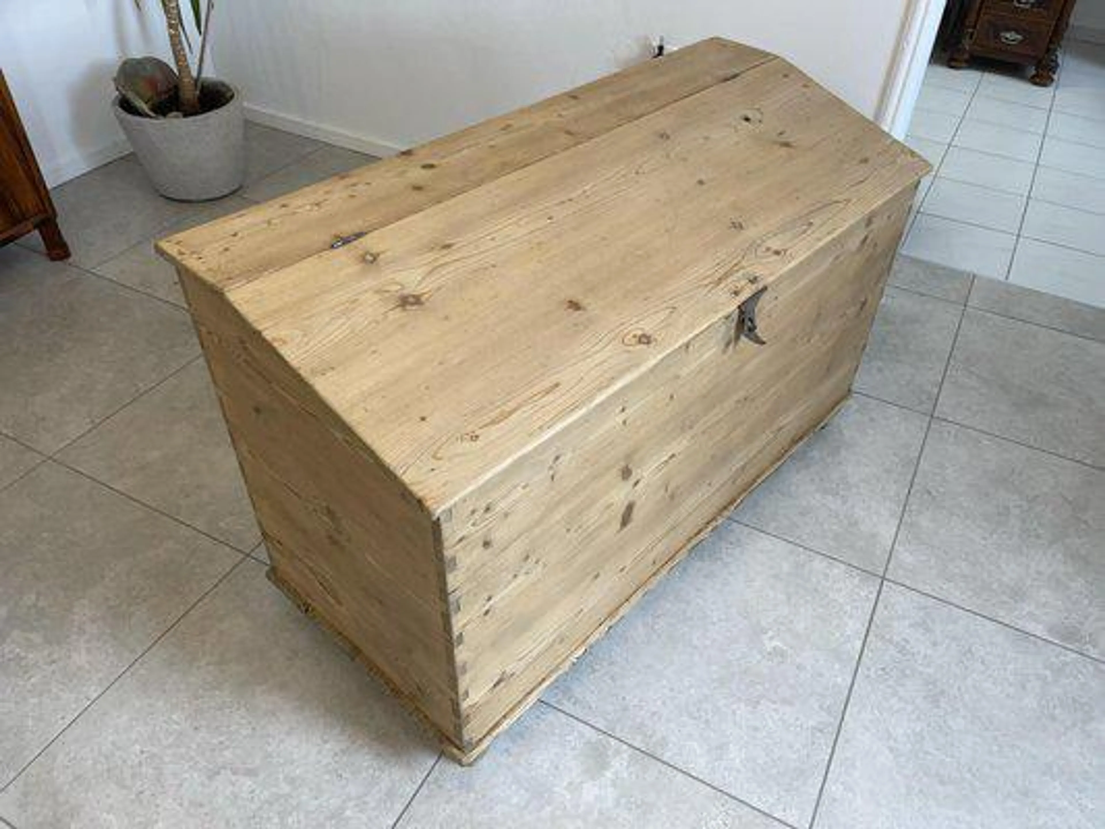 Vintage Rustic Wooden Chest