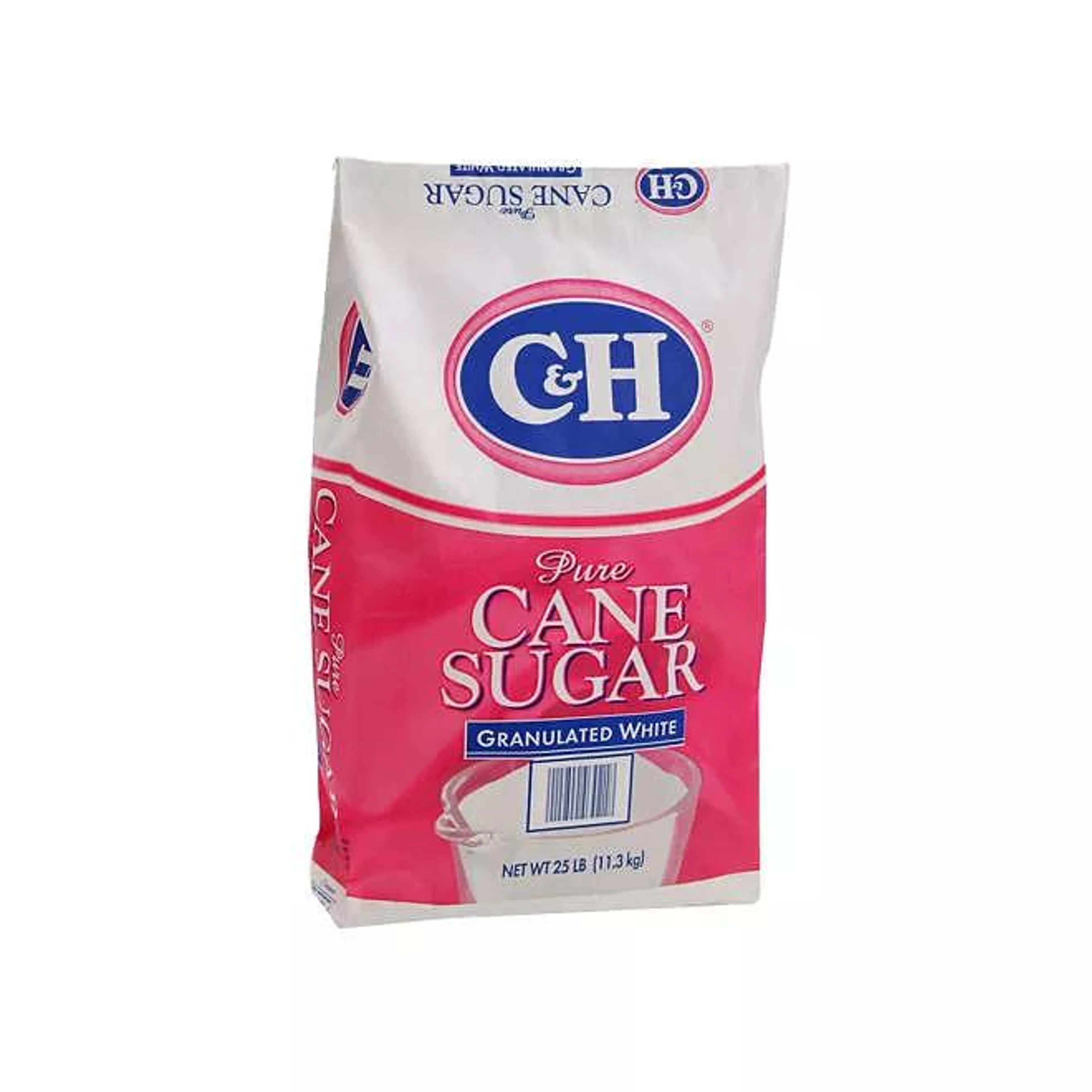 C&H Granulated White Sugar - 25 lb. bag