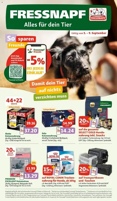 Fressnapf Flugblatt