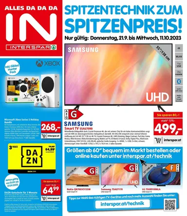 Interspar Flugblatt
