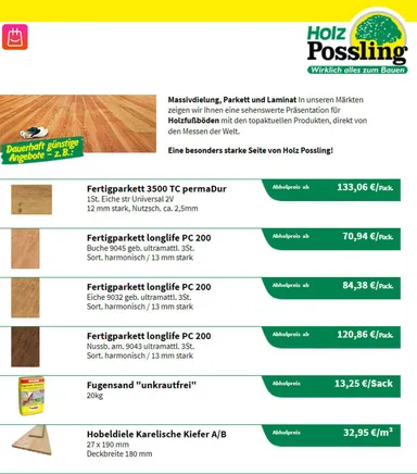 Holz Possling Prospekt