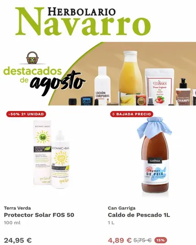 Folleto Herbolario Navarro