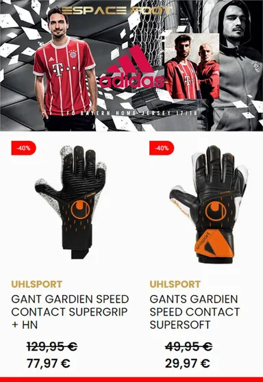 Catalogue Espace Foot
