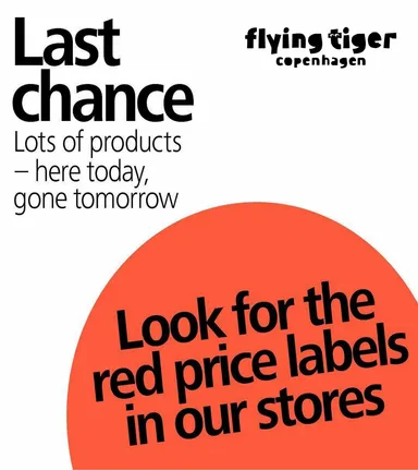 Flying Tiger reklamblad