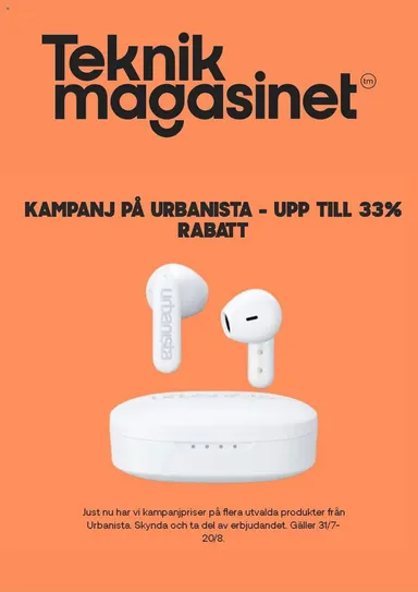 Teknikmagasinet reklamblad