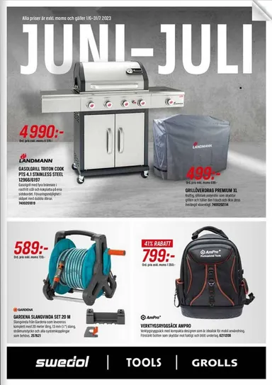 Tools reklamblad