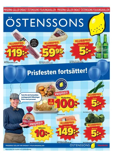 Östenssons reklamblad
