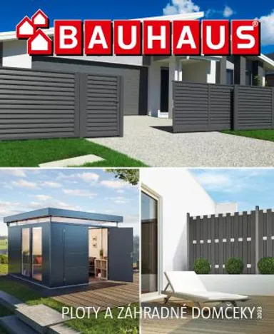 BAUHAUS katalóg - Ploty a záhradné domčeky