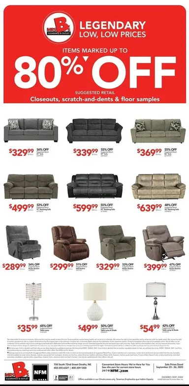 Nebraska Furniture Mart Weekly Ad