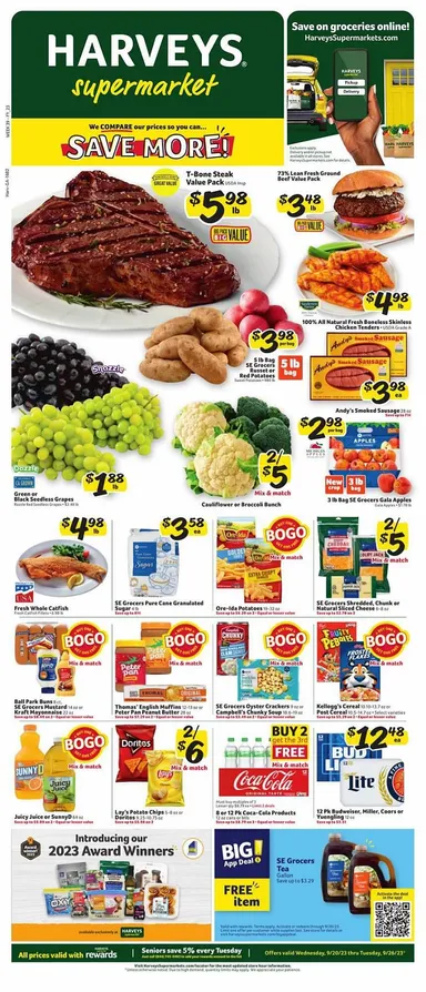 Harveys Supermarkets Weekly Ad