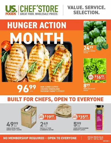 US Foods Chef's Store Weekly Ad