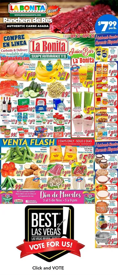 La Bonita Supermarkets Weekly Ad