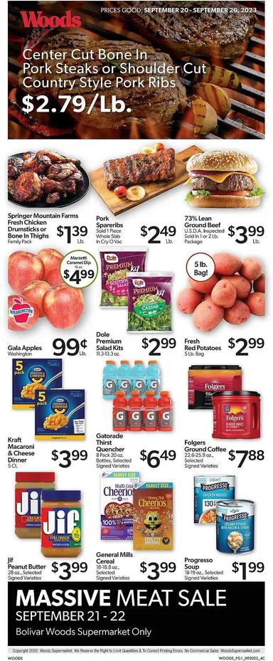 Woods Supermarket Weekly Ad