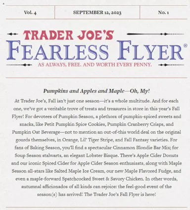 Trader Joe's - Weekly Ad
