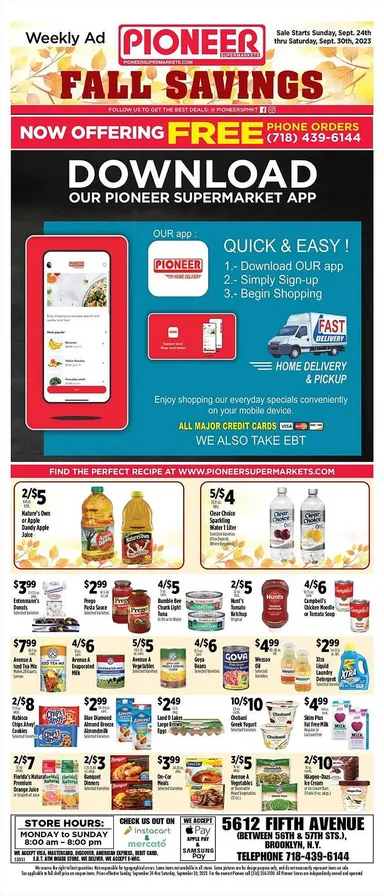 Pioneer Supermarkets Weekly Ad