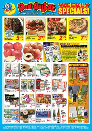 Don Quijote Hawaii Current weekly ad