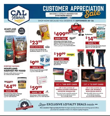 C A L Ranch Stores Weekly Ad