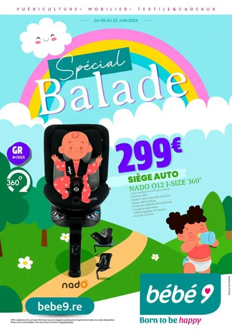 Nouvelle Catalogue Bébé9 valable jusqu'à 23 juin 2024