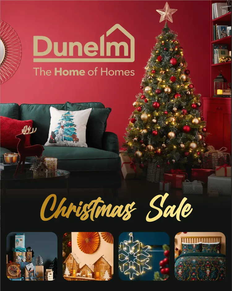 Dunelm Christmas sale Valid until 05/01/2024