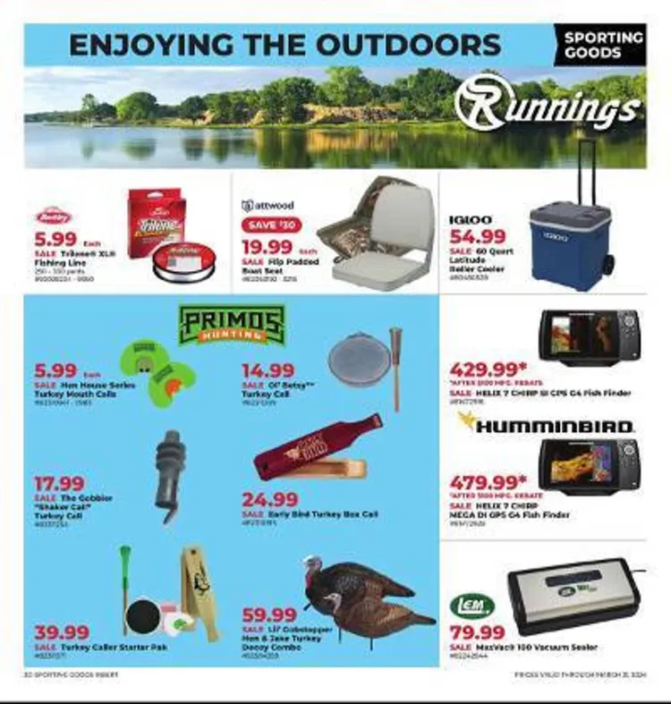 Runnings Weekly Ad Valid Until March 31, 2024